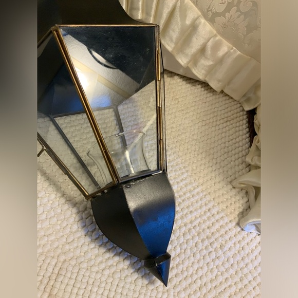 HANGING METAL LANTERN CANDLE HOLDER - Picture 6 of 6